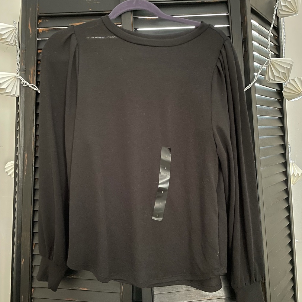 NW(partial)T Banana Republic Women’s black blouse